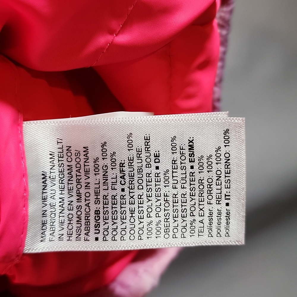 Amazon Essentials Kids' Pastel Puffer Vest Girls Size L - Picture 4 of 4